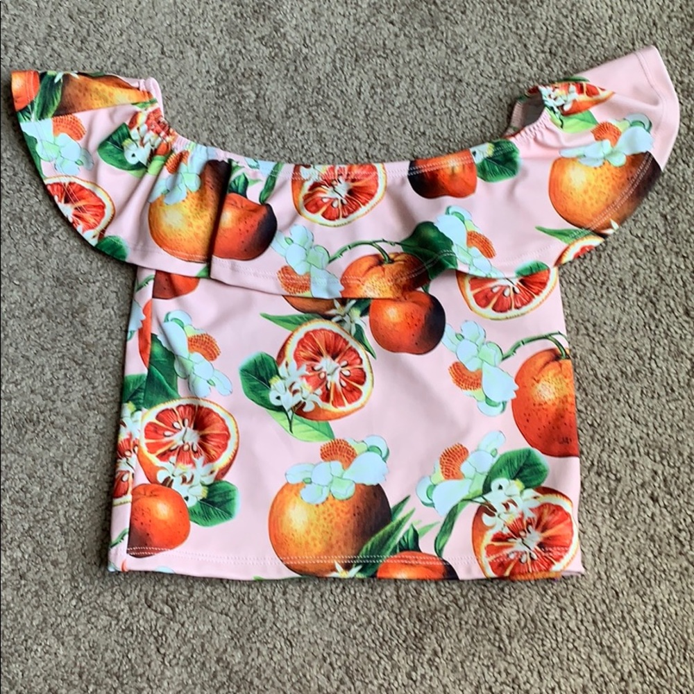Kortni Jeane Grapefruit Toddler Top